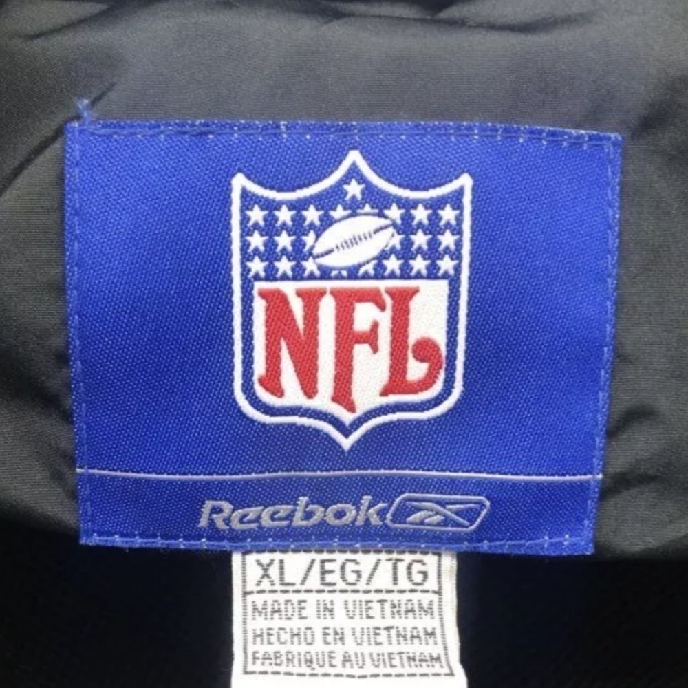 Reebok Pittsburg Steelers Windbreaker Laser Logo Jacket Size XL Like New - Picture 3 of 3